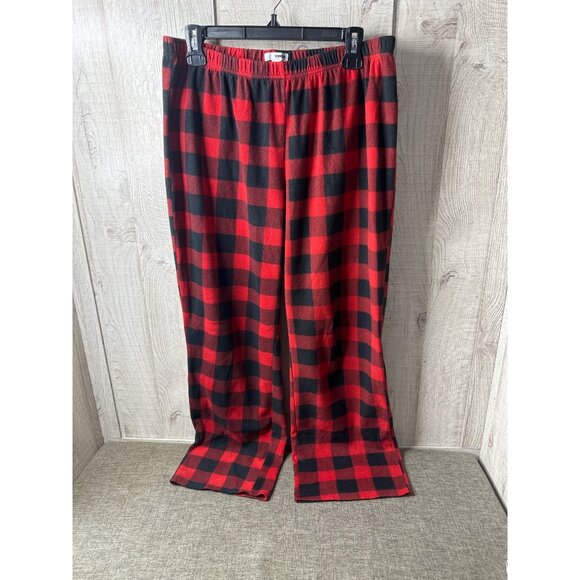 Sonoma Goods For Life Other - Sonoma Goods For Life Red & Black Buffalo Plaid Pajama Pants Womens Size L